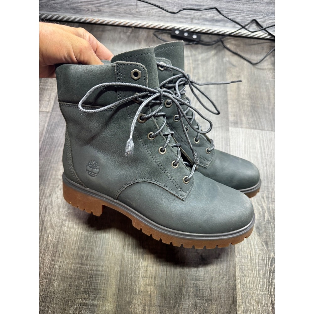 Timberland Courmayeur Valley 6-Inch Waterproof‎ Boots Grey Nubuck A2DVK Womens 7
